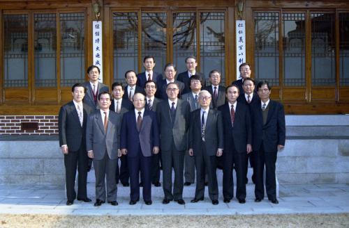 이홍구 국무총리 안전관리자문위원들과 사진촬영 이미지