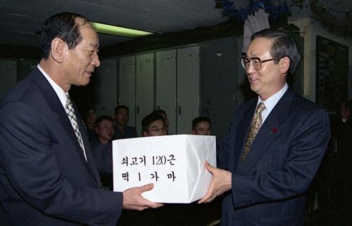 송태호 국무총리비서실장 청사경비대, 방호실 위문 이미지