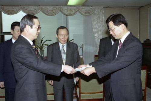송태호 국무총리비서실장 박찬우 서기관 임용장 수여식 이미지