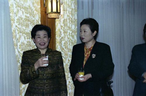 이수성 국무총리 국무총리실 간부 부부 초청 만찬 이미지