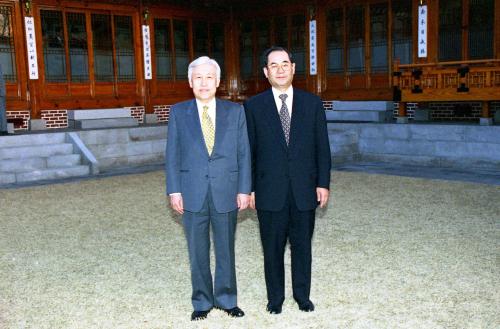 이수성 국무총리 재경대학총장단과 만찬 이미지