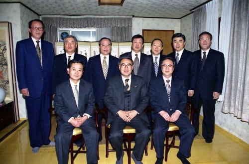 송태호 국무총리 비서실장 이홍구 전 국무총리 재직기념패 증정식 이미지