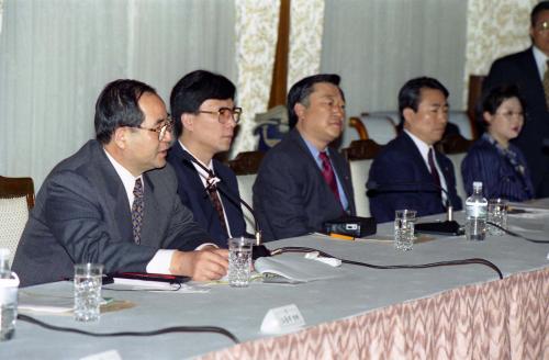 이수성 국무총리 장애인관련 국정좌담회 이미지