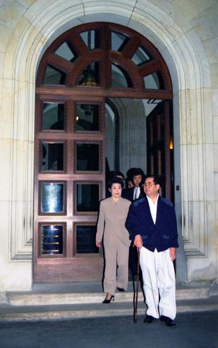 이수성 국무총리 Schloss호텔 산책 이미지