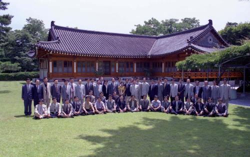 이수성 국무총리 중앙청 출입기자단과 오찬 이미지