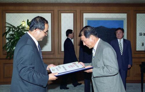 이수성 국무총리 전남대학교 총장 임명장 수여식 이미지