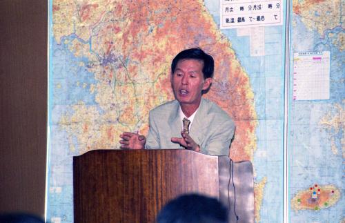 '96 을지연습 초청연사 강연(귀순자 장해성씨) 이미지
