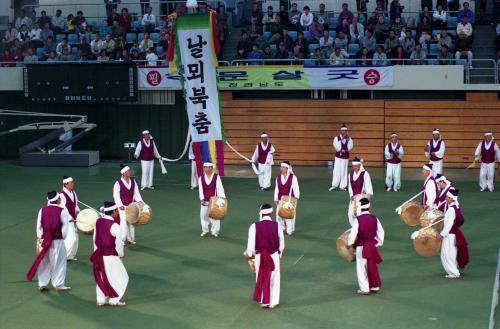 1996년 전국민속경연대회 날뫼북춤 이미지