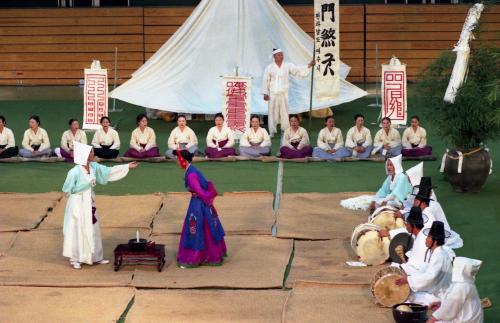 1996년 전국민속경연대회 평안북도 성황대제 이미지