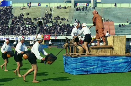 1996년 전국민속경연대회 제주도 김녕리 서낭굿 놀이 이미지