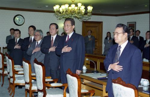 고건 국무총리 대한민국 정부수립 50주년 기념 사업위원회 참석 이미지