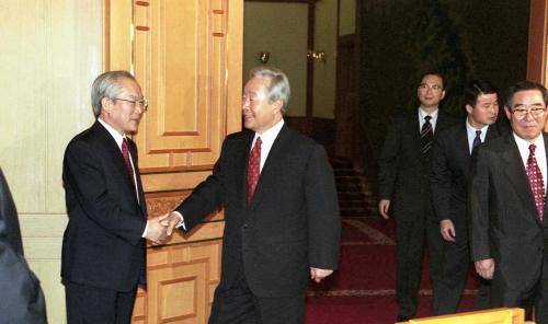 김영삼 대통령 신한국당 경선후보자와 오찬 이미지